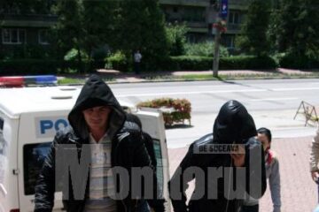 “Lucas”, “Mârlanu” și "Vulpița", în momentul în care au fost aduși la arestare