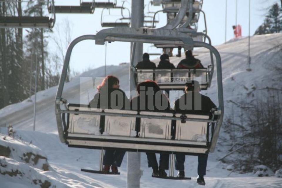 Telescaunul din Gura Humorului, una dintre atracțiile turiștilor