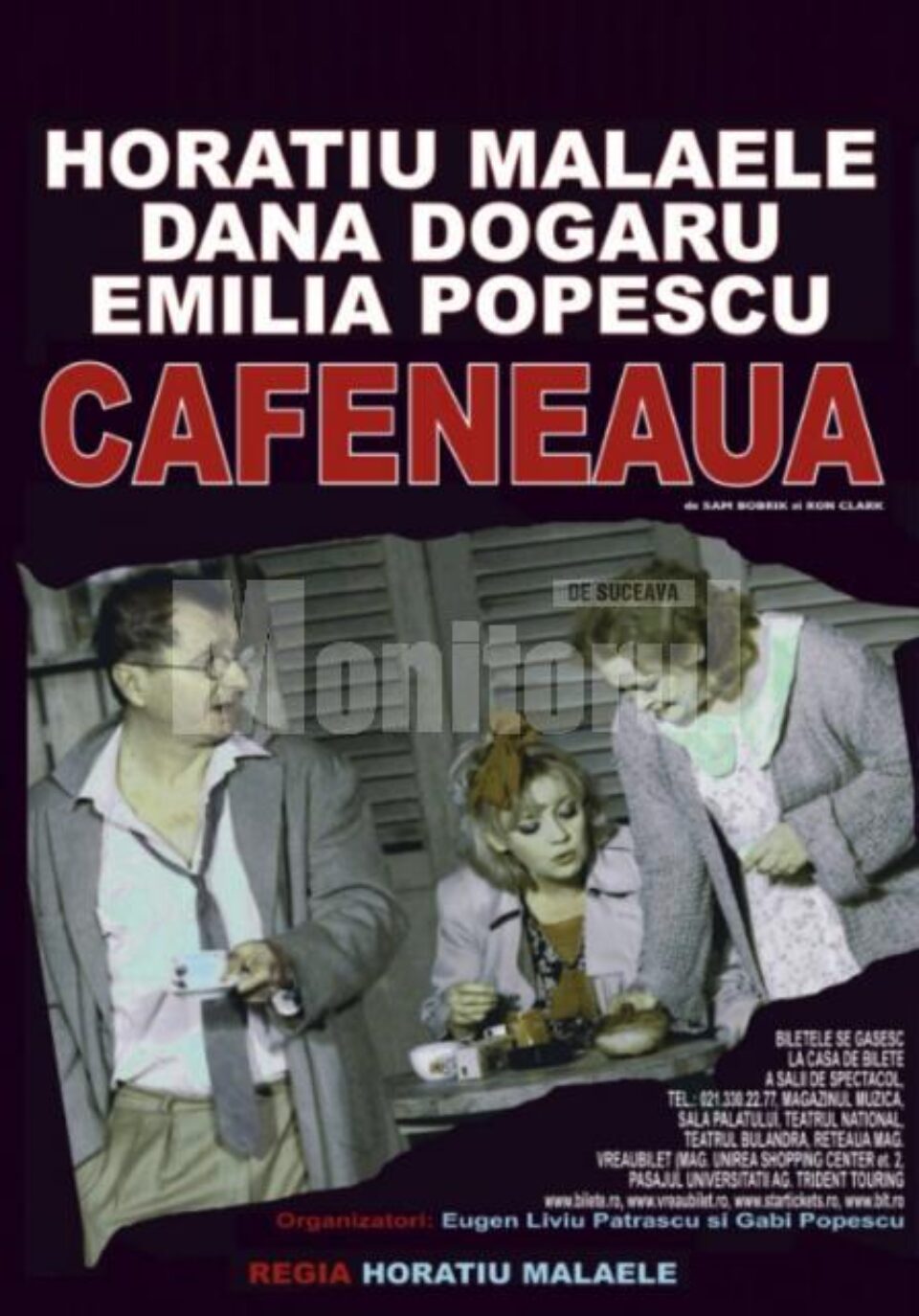 De Ziua Unirii: Actorul Horațiu Mălăele, pe scena suceveană, în spectacolul „Cafeneaua”