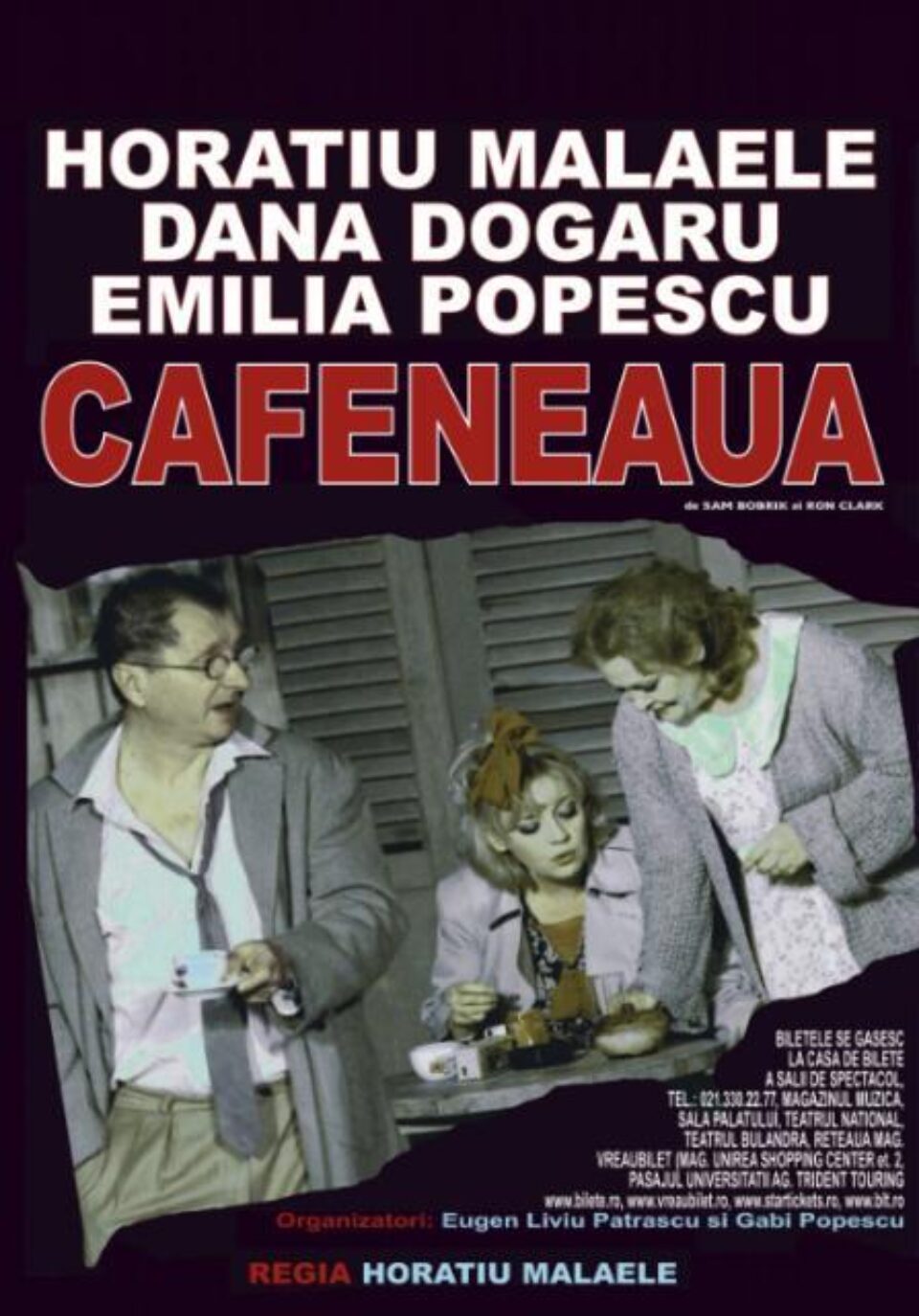 Teatru: Actorul Horațiu Mălăele, pe scena suceveană, în spectacolul „Cafeneaua”