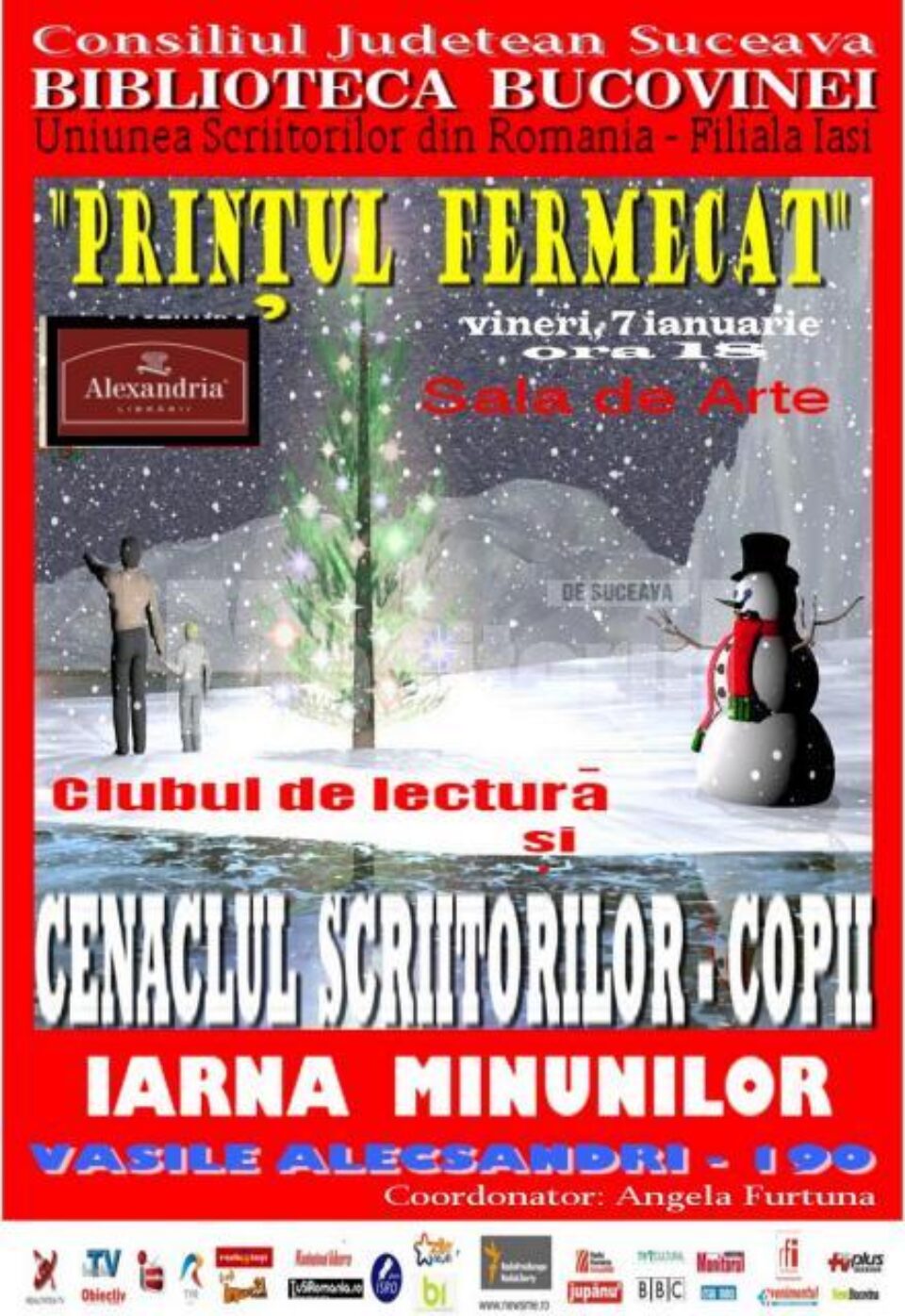 Biblioteca Bucovinei „I.G. Sbiera”: Clubul de lectură „Prințul Fermecat” și Cenaclul Scriitorilor - Copii