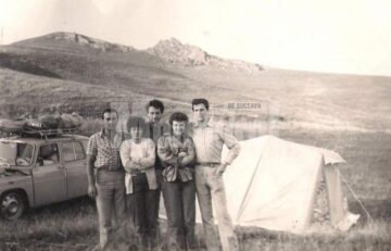 Într-una din deplasările pentru zbor, în județul Neamț, în anul 1987