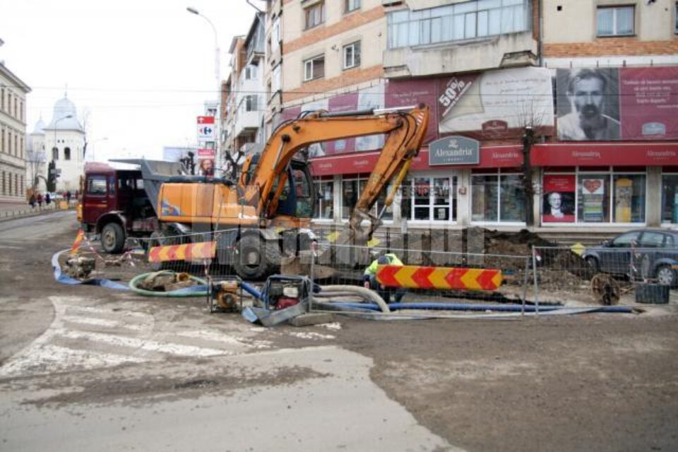 Numărul străzilor afectate de săpături în 2011 va fi mai mic decât în anii trecuți