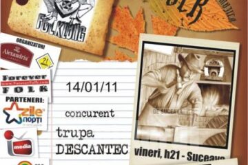 „La Fierărie”: Trupa „Descântec”, concert în cadrul Festivalului „Folklung”