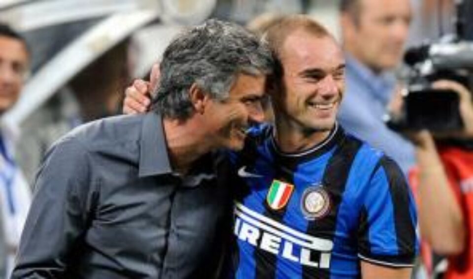 Mourinho și Sneijder s-au gratulat reciproc