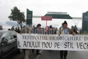 Parada a început ieri, de la poarta de intrare în județ, de la Drăgușeni