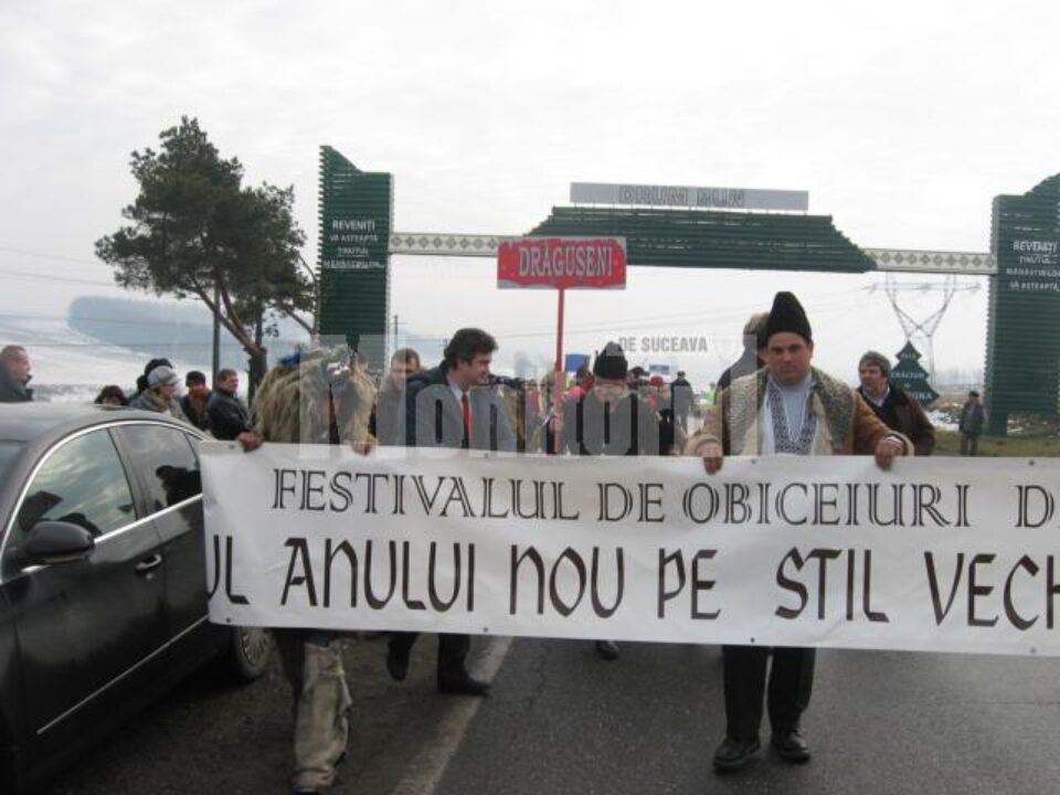 Parada a început ieri, de la poarta de intrare în județ, de la Drăgușeni