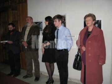 Constantin Ungureanu BOX prezentând expoziția