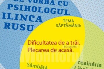 Ceainăria Librăriei Cărturești: De vorbă cu psihologul Ilinca Rusu