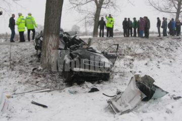 Cumplitul accident soldat cu patru morți, petrecut pe DN 2E, la Brăiești, în martie 2010