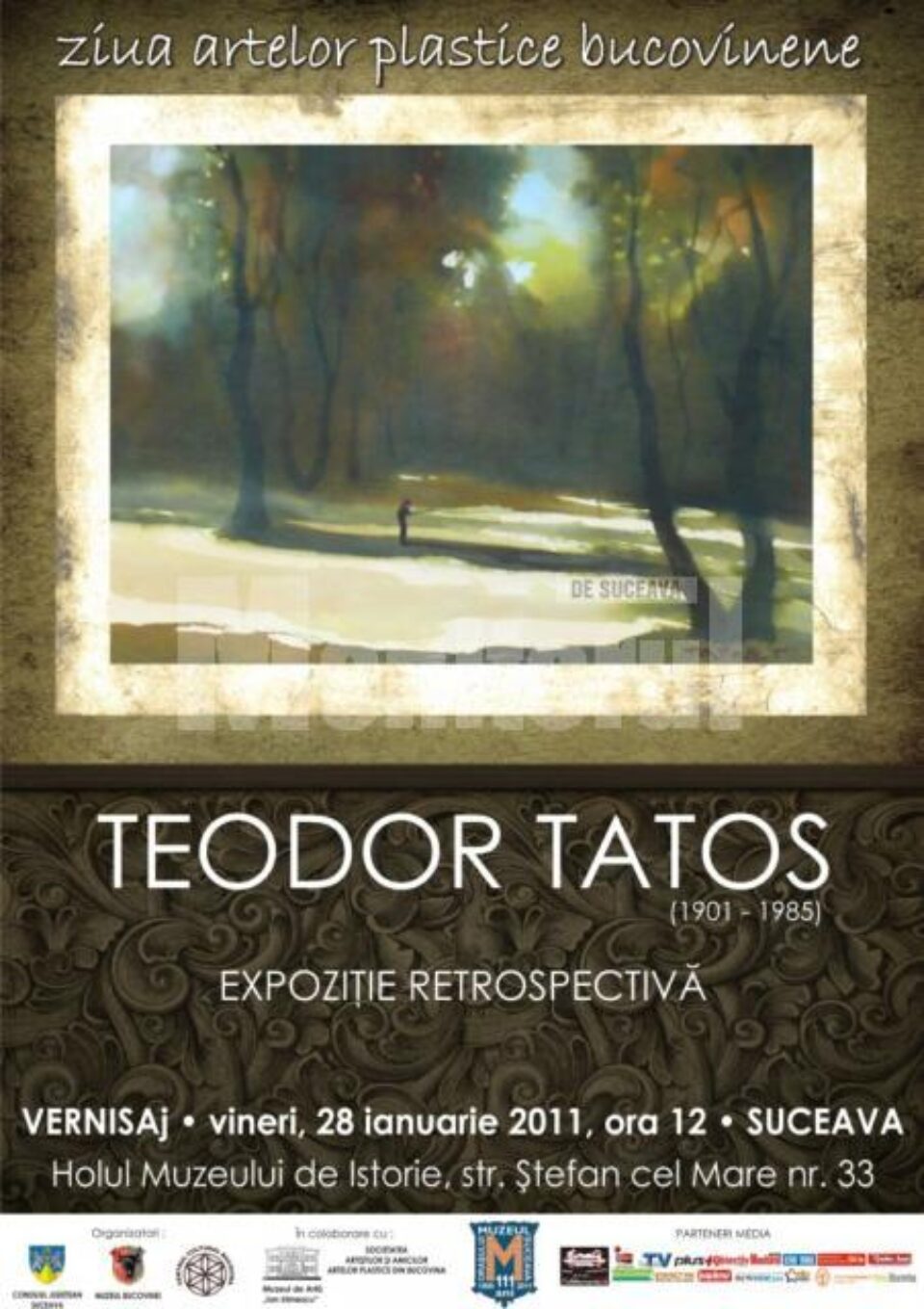 Vernisaj: Expoziție retrospectivă de pictură Teodor Tatos