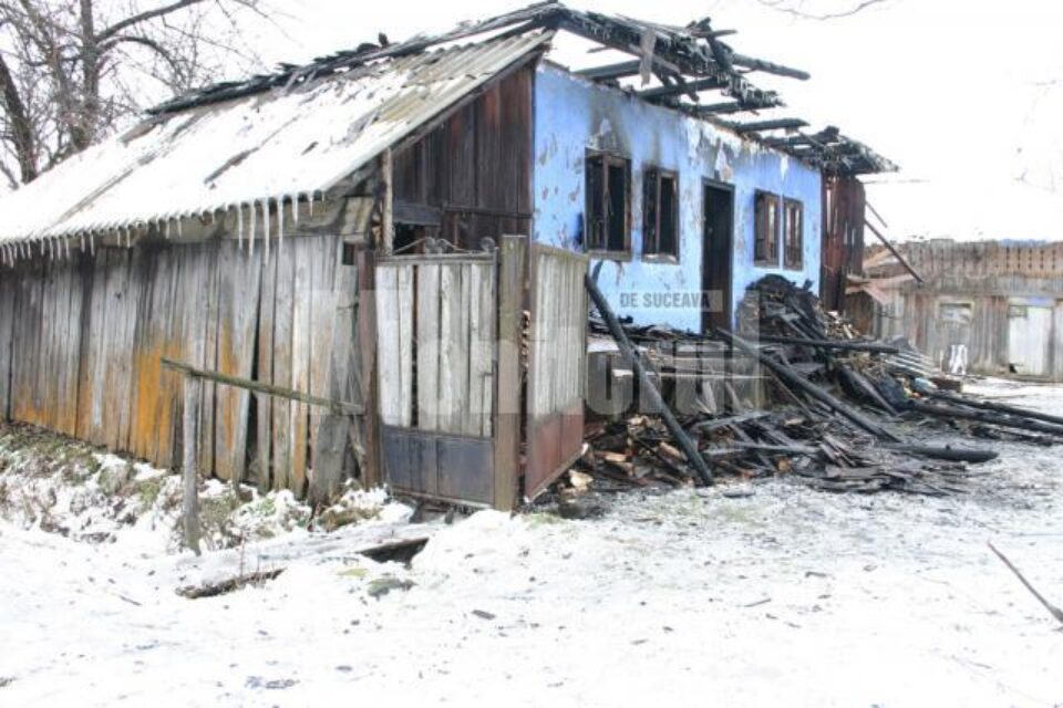 Din casa Mariei Ciocan nu a mai rămas mare lucru