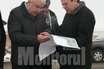 Gheorghe Flutur a inspectat traseul pe unde va trece șoseaua de centură a Sucevei