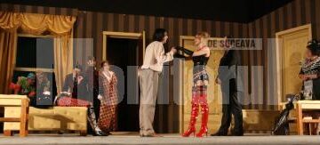 „O noapte nebună, nebună”, în interpretarea actorilor botoșăneni de la Teatrul „Mihai Eminescu”
