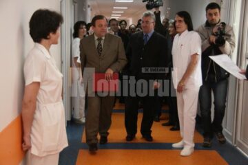 Lucrările de la secția Urologie, recepționate ieri, în prezența președintelui CJ Gheorghe Flutur și a primarului Ion Lungu