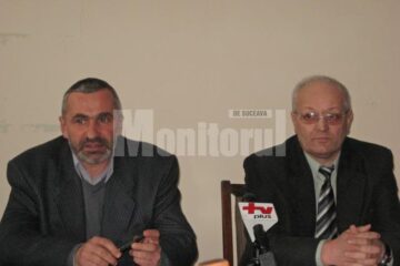 Liderii de sindicat Traian Pădureț și Gheorghe Șorodoc