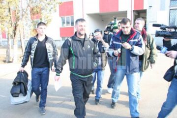 La ieșirea din penitenciar, Severin Tcaciuc nu a răspuns întrebărilor adresate de jurnaliști
