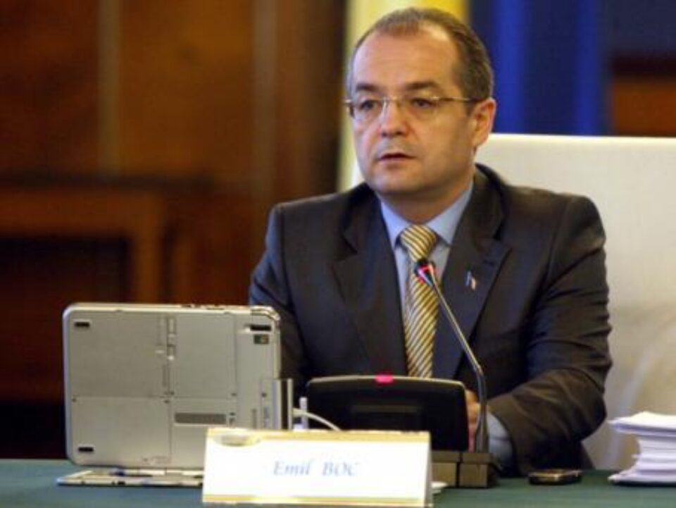 Premierul Emil Boc. Foto: MEDIAFAX