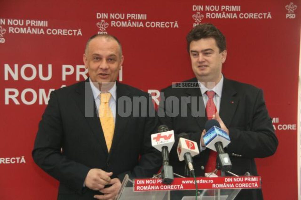 La pupitrul de la sediul PSD au stat doar Ștefan Băișanu și Cătălin Nechifor