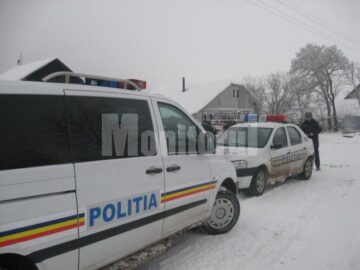 În timpul perchezițiilor