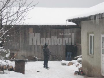 În timpul perchezițiilor