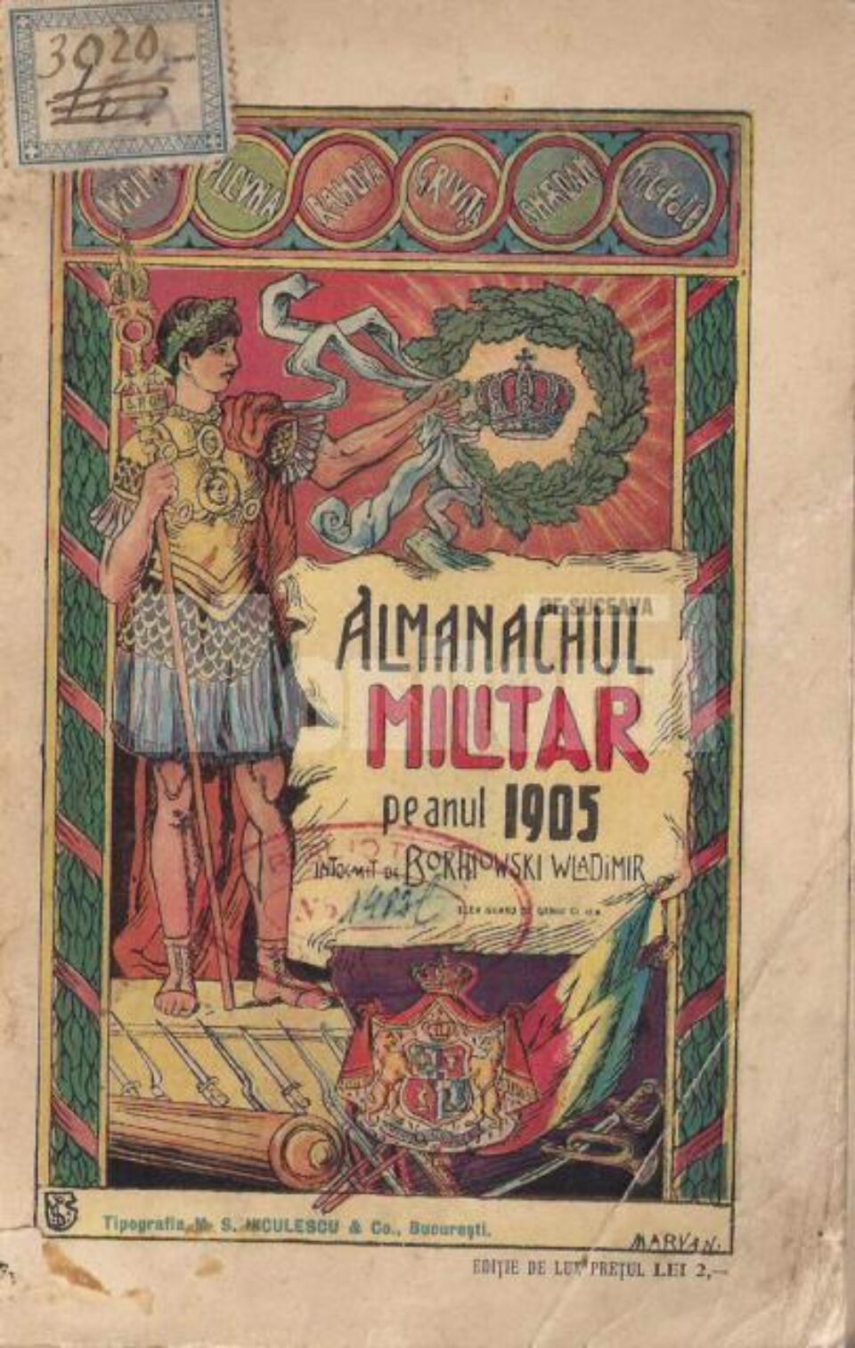 Almanachul militar pe anul 1905 (coperta I)