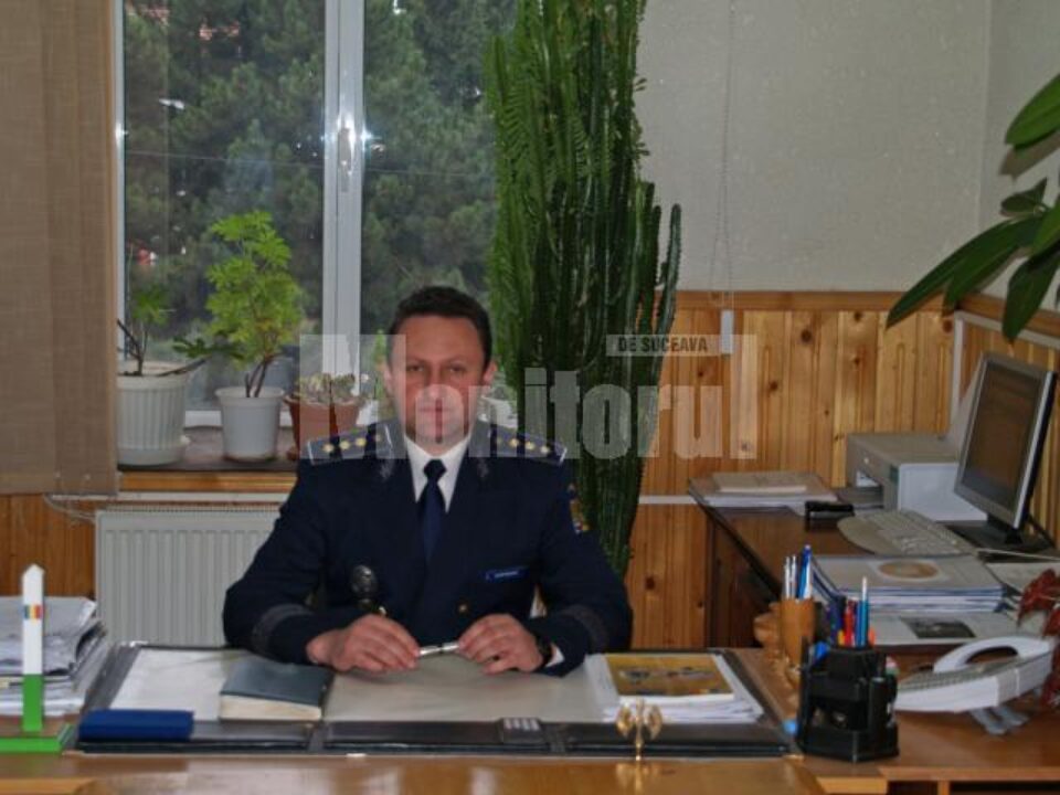 Comisarul-șef Cezar Ciorteanu a fost desemnat să îndeplinească atribuțiile șefului Inspectoratului Județean al Poliției de Frontieră Suceava Comisarul-șef Cezar Ciorteanu a fost desemnat să îndeplinească atribuțiile șefului Inspectoratului Județean al Poliției de Frontieră Suceava