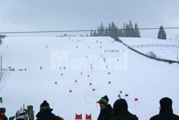 La proba de slalom urias s-au inscris la start 108 concurenti