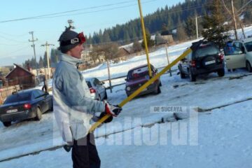 Noua pârtie are instalație de teleschi