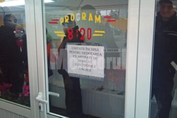 Unul dintre magazinele închise de comisarii Gărzii Financiare Suceava