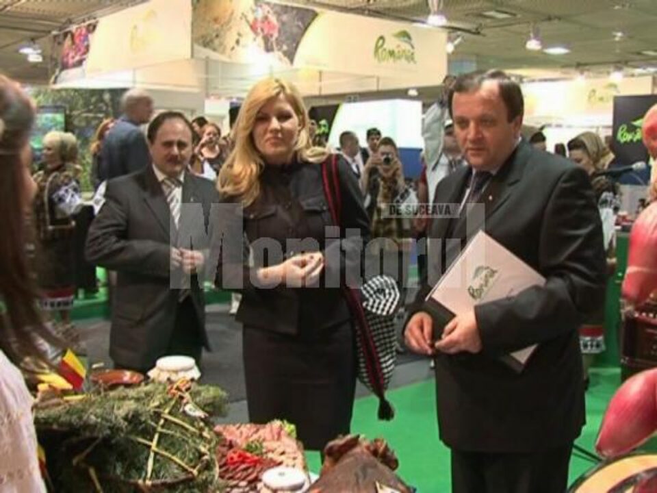 Elena Udrea și Gheorghe Flutur, la deschiderea Târgului Internațional de Turism din Berlin