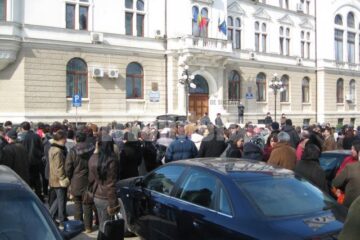 Protestul cadre didactice din municipiul Suceava a fost unul spontan