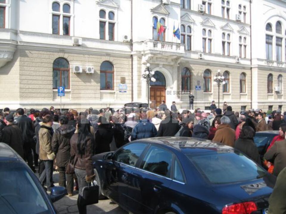Protestul cadre didactice din municipiul Suceava a fost unul spontan