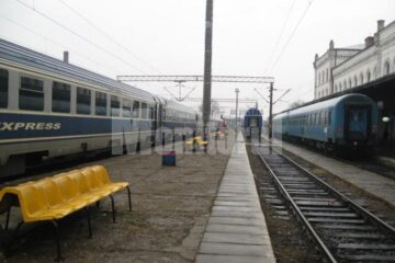 Pe durata grevei, în gara Ițcani au staționat trei trenuri