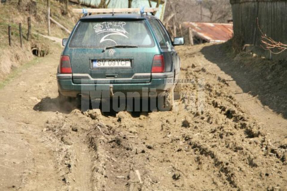Aici drumul devine total impracticabil