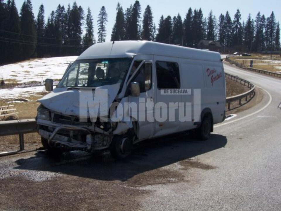 Microbuzul în care se aflau un cetățean moldovean și unul francez
