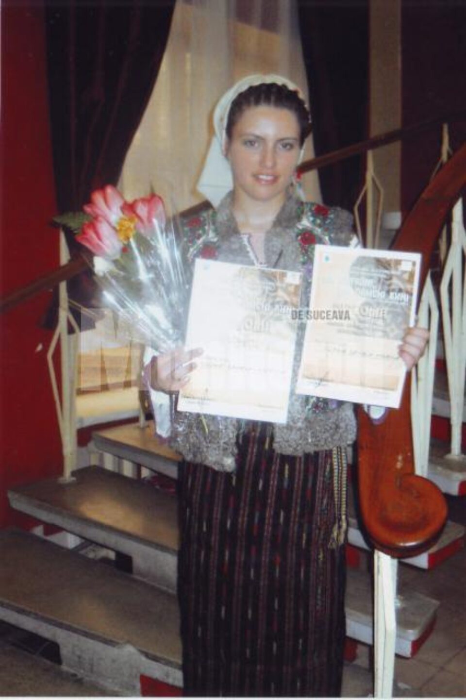 Daniela Cusnir, imediat după ce a obținut premiul pentru autenticitatea repertoriului