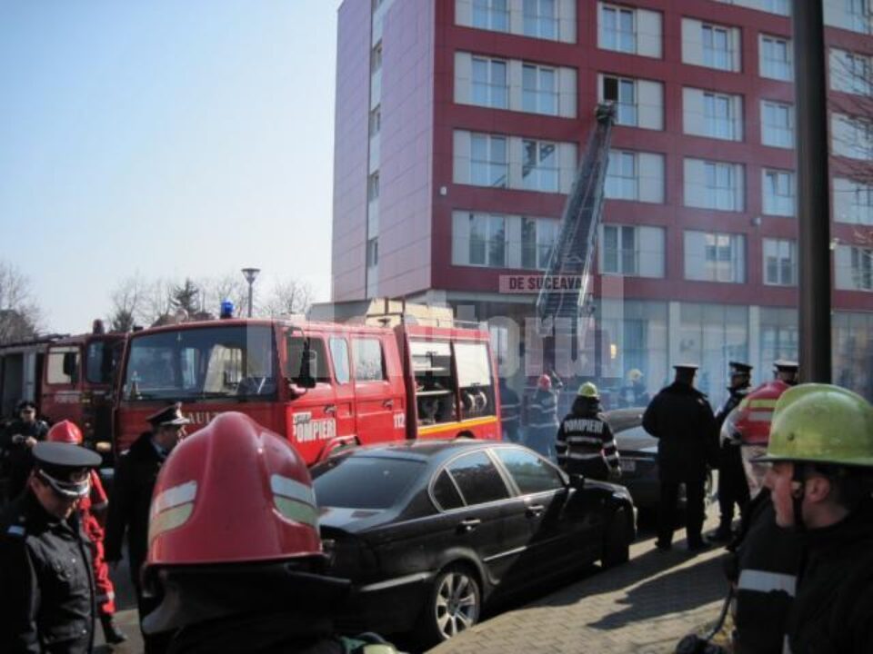 Exercițiu de stingere incendiu