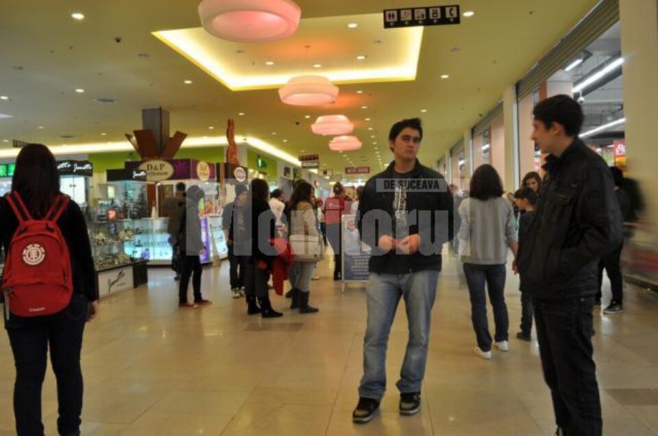 Vizitatorii mall-ului au fost impresionați de acțiune