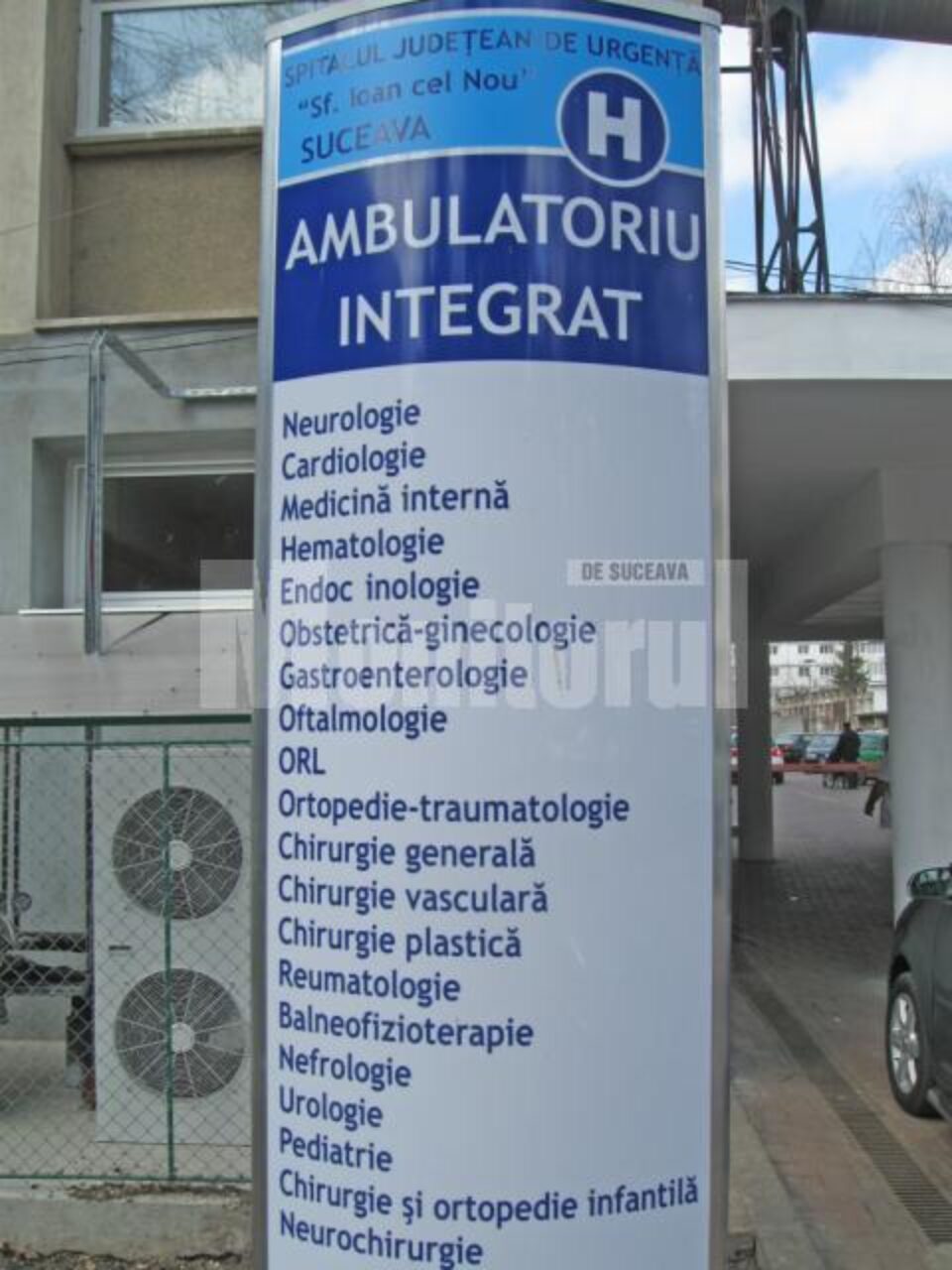 Ambulatoriul integrat de la nivelul Spitalului Județean de Urgență Suceava cuprinde 20 de specialități diferite