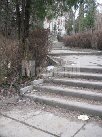 Aleile parcului, vechi și neîngrijite