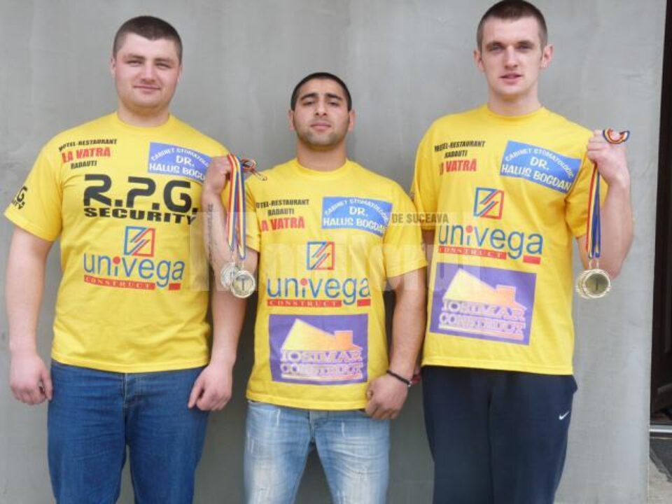 Cei trei sportivi ai clubului Bucovina Skandenberg Rădăuți care au fost prezenți la naționale Cei trei sportivi ai clubului Bucovina Skandenberg Rădăuți care au fost prezenți la naționale