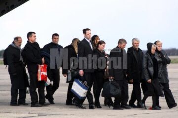 Membrii familiei au însotit trupul neînsufletit al lui Filaret Moțco Ceremonialul militar