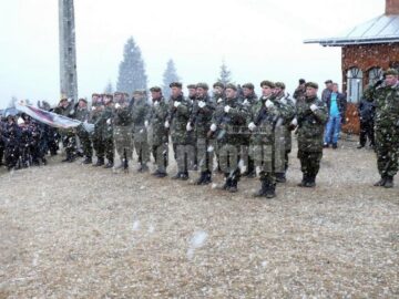 Onoruri militare pentru un erou
