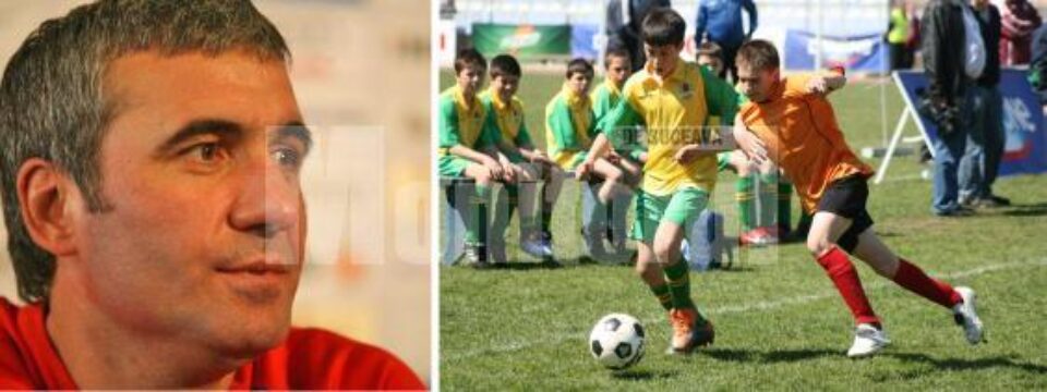 Microbiștii suceveni sunt așteptați la sfârșitul acestei săptămâni, pe stadionul Areni, pentru a-l vedea pe marele Hagi și pentru a-i susține pe fotbaliștii localnici