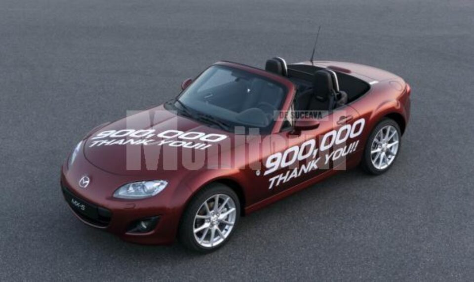 Mazda a livrat modelul MX-5 cu numărul 900.000