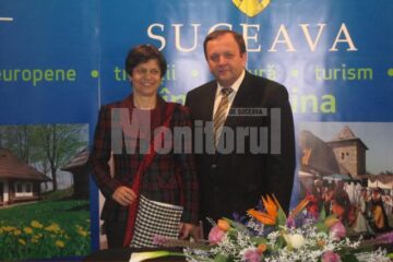 Excelența sa Tanya van Gool s-a întâlnit cu președintele Consiliului Județean, Gheorghe Flutur