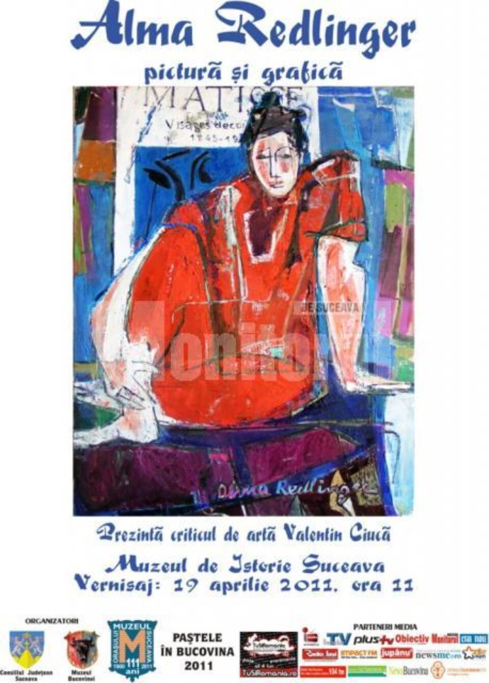 Alma Redlinger - Expoziție de pictură și grafică