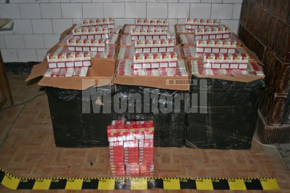 Întreaga cantitate de țigări, în valoare de 42.490 de lei, a fost reținută în vederea confiscării