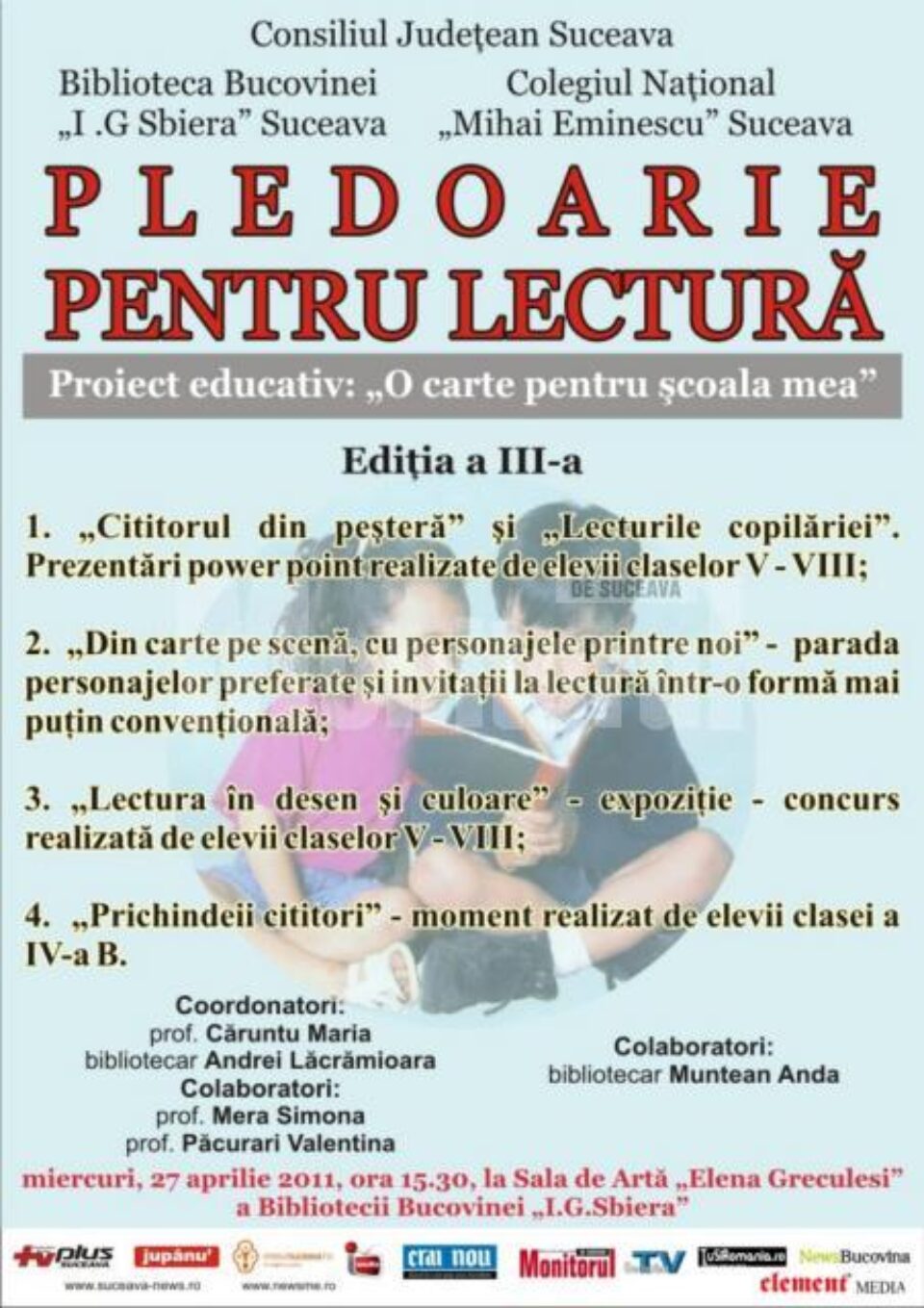 „Pledoarie pentru lectură”